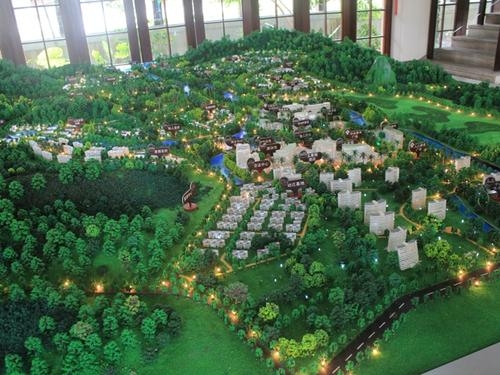 礼县礼县沙盘模型