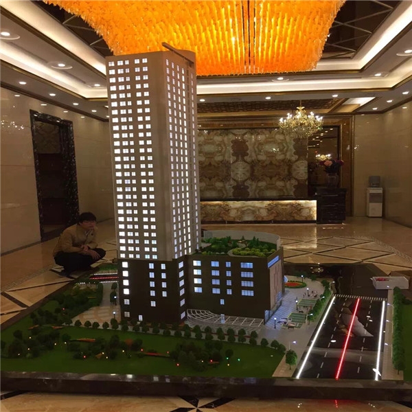 西北更大比例礼县楼盘模型展示