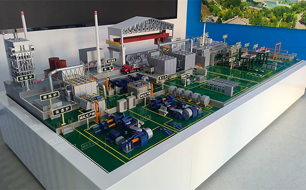 酒钢集团东铝厂-铝材生产线礼县机械模型