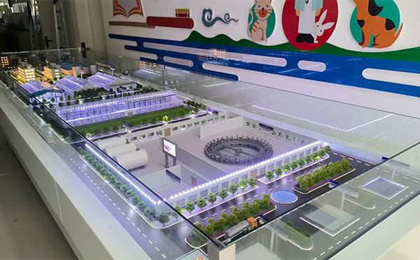 新疆阿克苏奶牛养殖场沙盘 新疆阿克苏奶牛养殖场沙盘